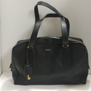 LARGE Fossil leather PURSE BAG REAL BEAUTY